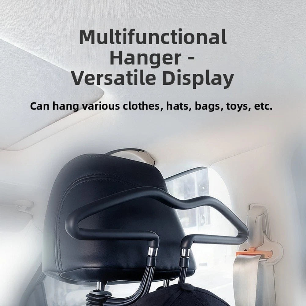 Adjustable Car Seat Clothes Hanger Hook for Back Seat Organization