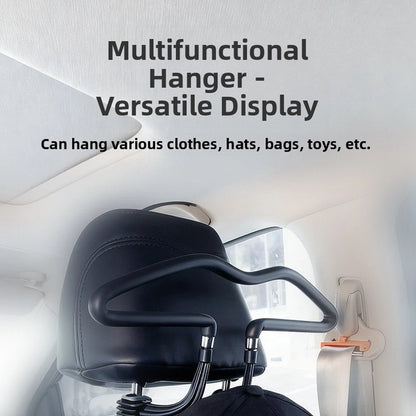 Adjustable Car Seat Clothes Hanger Hook for Back Seat Organization