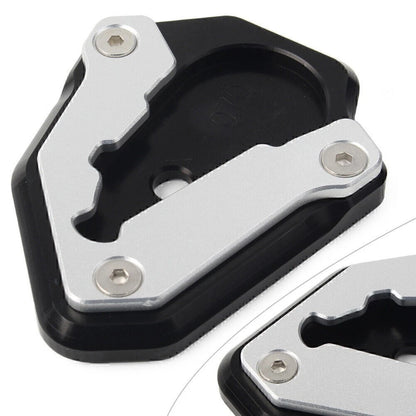 Motor CNC Side Stand Enlarger Plate Kickstand Pad For Ducati 848 1098 1198 Black
