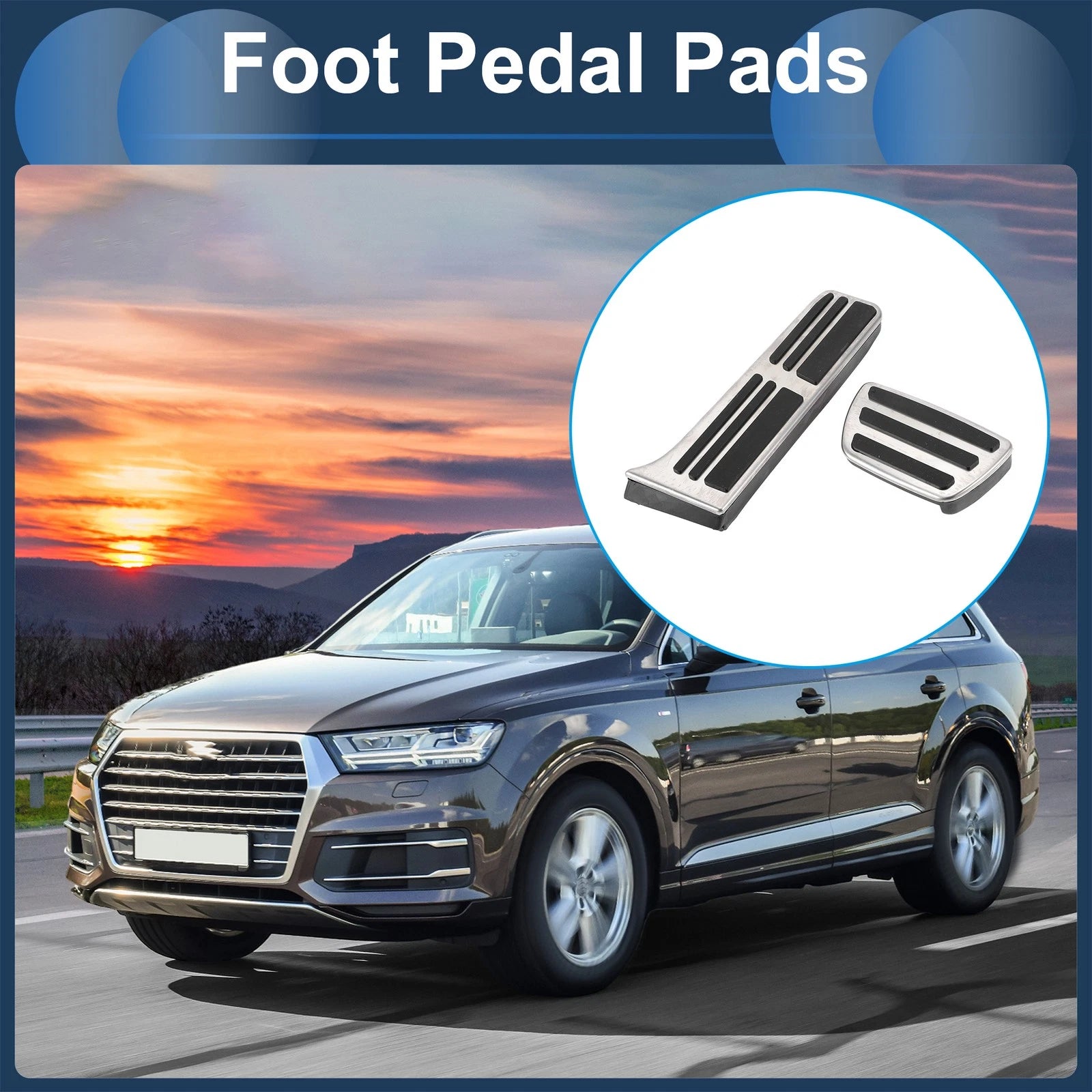 Set Automatic Foot Accelerator Pedal Covers for Toyota Camry (2018–2022)