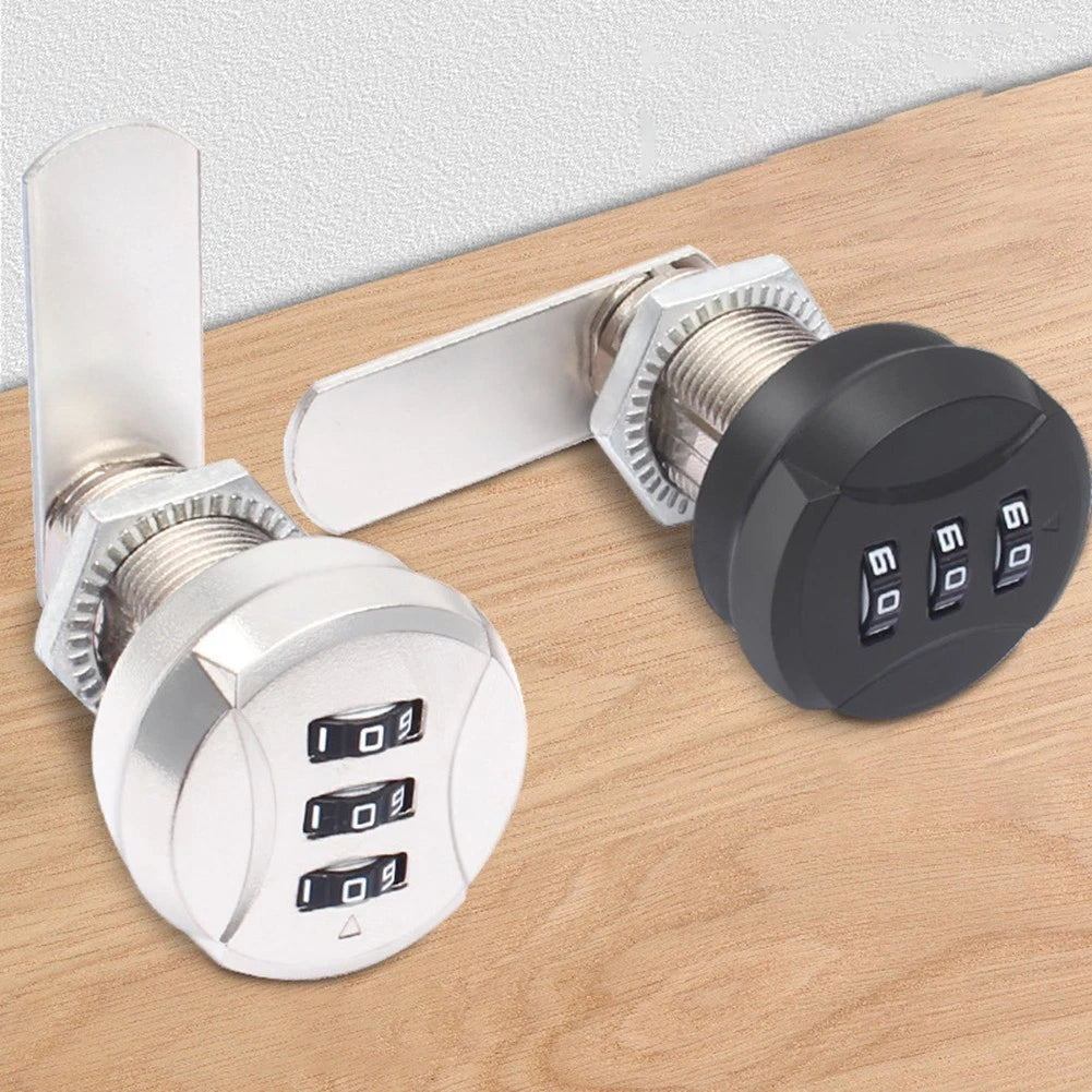 Three-Digit Mechanical Mailbox Lock for Cabinets (Deformation Resistant)