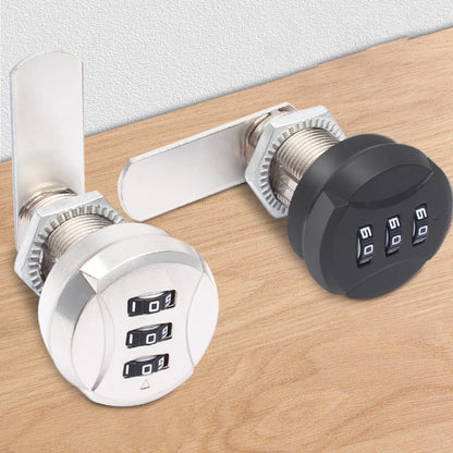 Three-Digit Mechanical Mailbox Lock for Cabinets (Deformation Resistant)