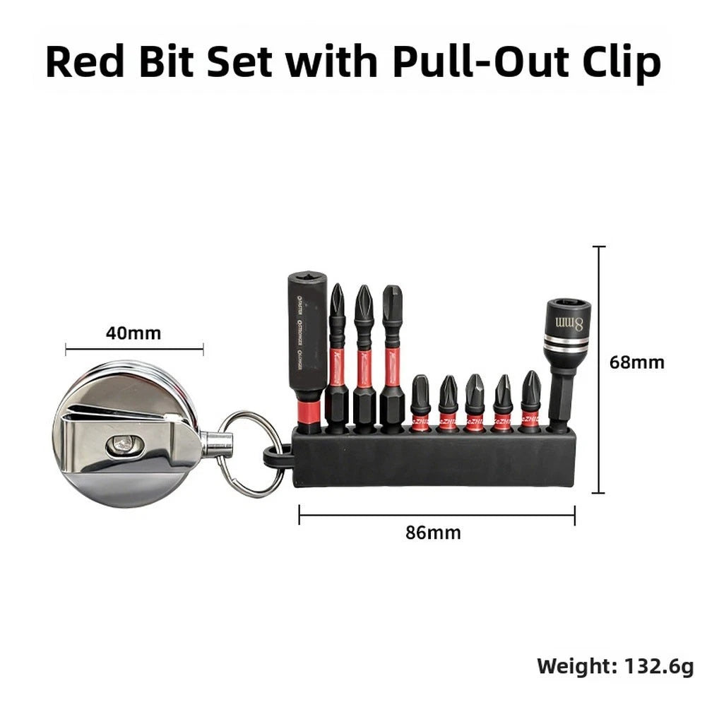 Portable Screwdriver Bit Extension Rod with Magnetic Tip