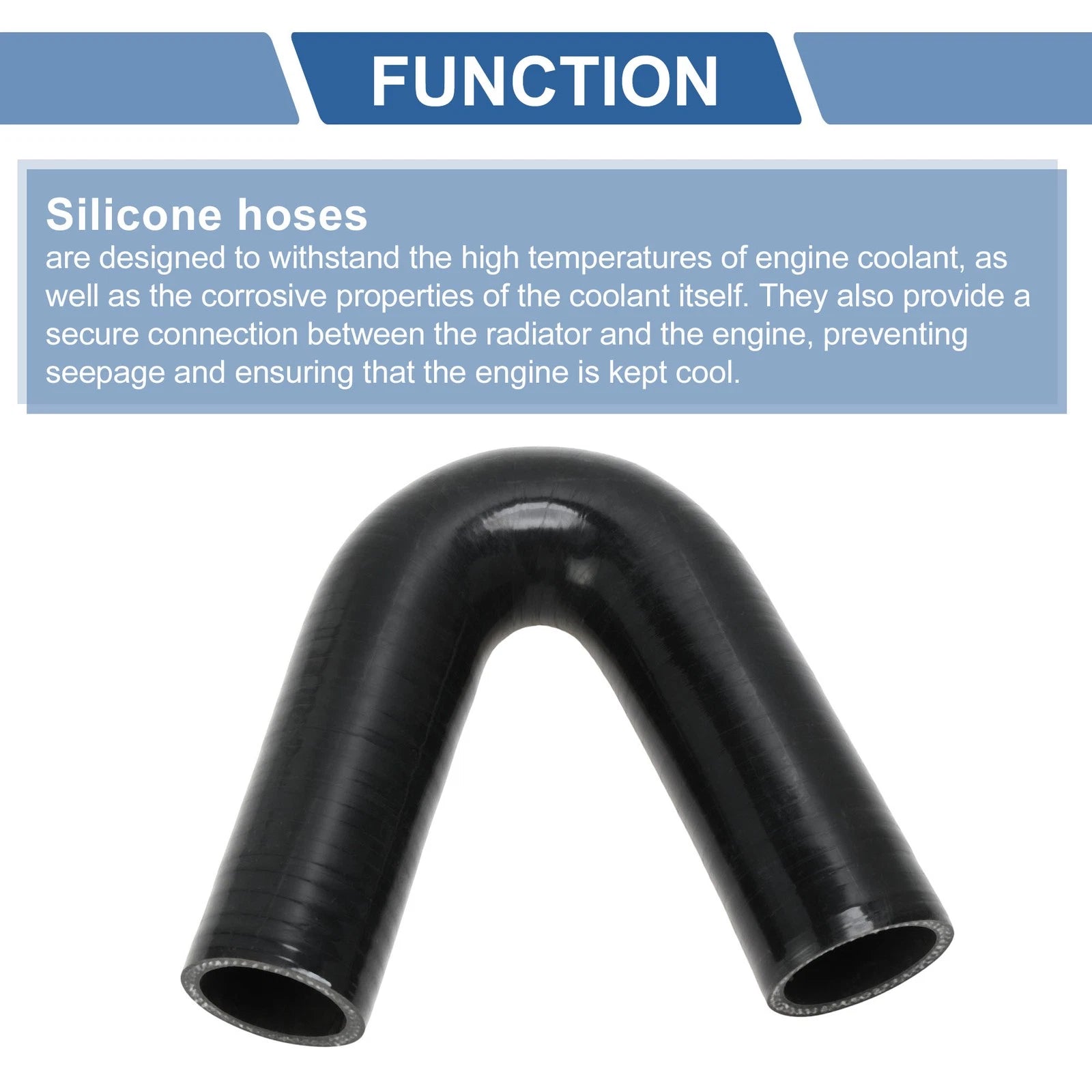 135 Degree 38mm Silicone Elbow for Intercooler Heater (Universal)