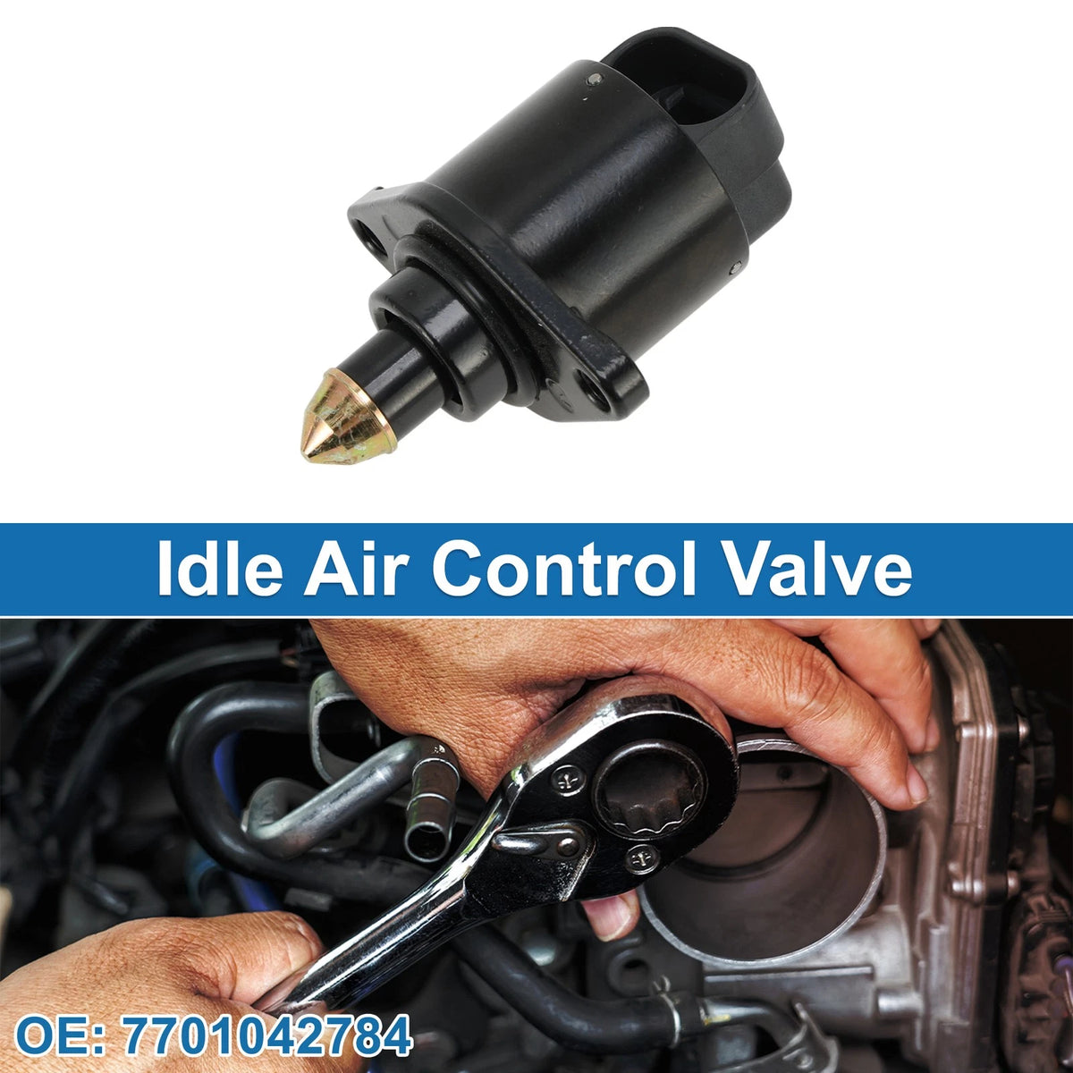 Idle Air Control Valve for Renault Megane (1996–1999) No. 7701042784