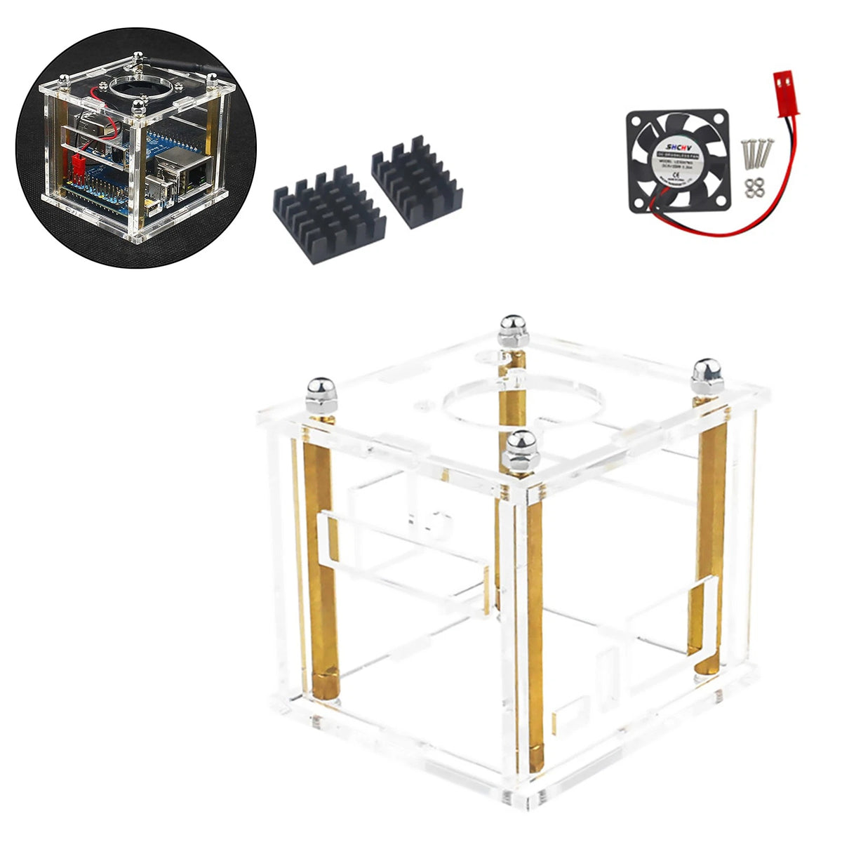 Acrylic Case for Orange Pi Zero 3 (2016–2023)
