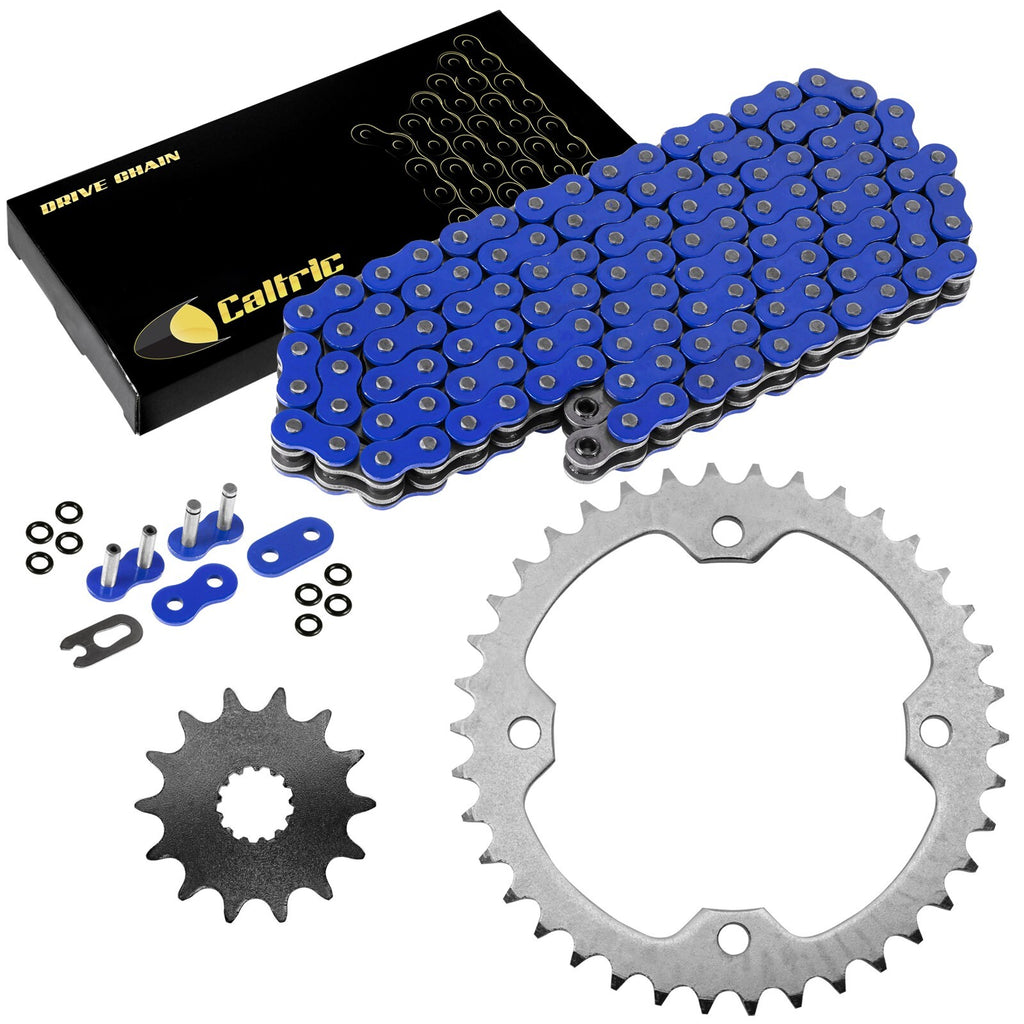 Drive Chain and Sprockets Kit Blue O Ring Replacement for Yamaha YFZ450 (2004–2013)