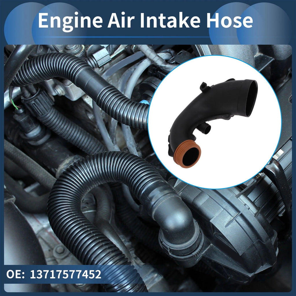 Engine Air Intake Hose Replacement for BMW 5 6 7 Series X5 X6 E70 E71