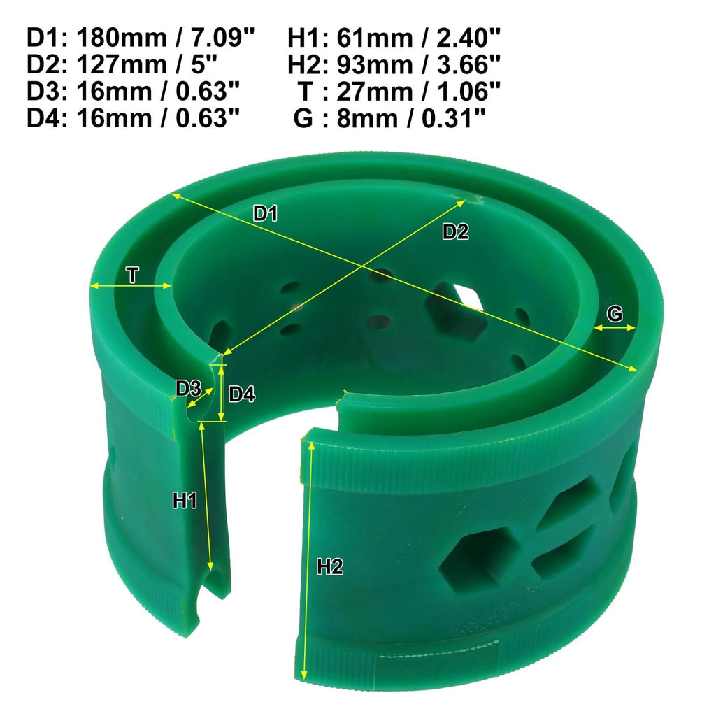 2X Green Coil Spring Rubber Buffer A+ Type for Ford Chevy (Universal)