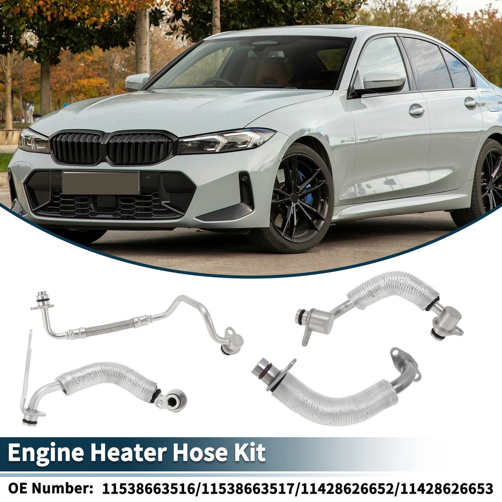 Coolant Hose Engine Radiator Replacement for BMW 528i (2012–2016)