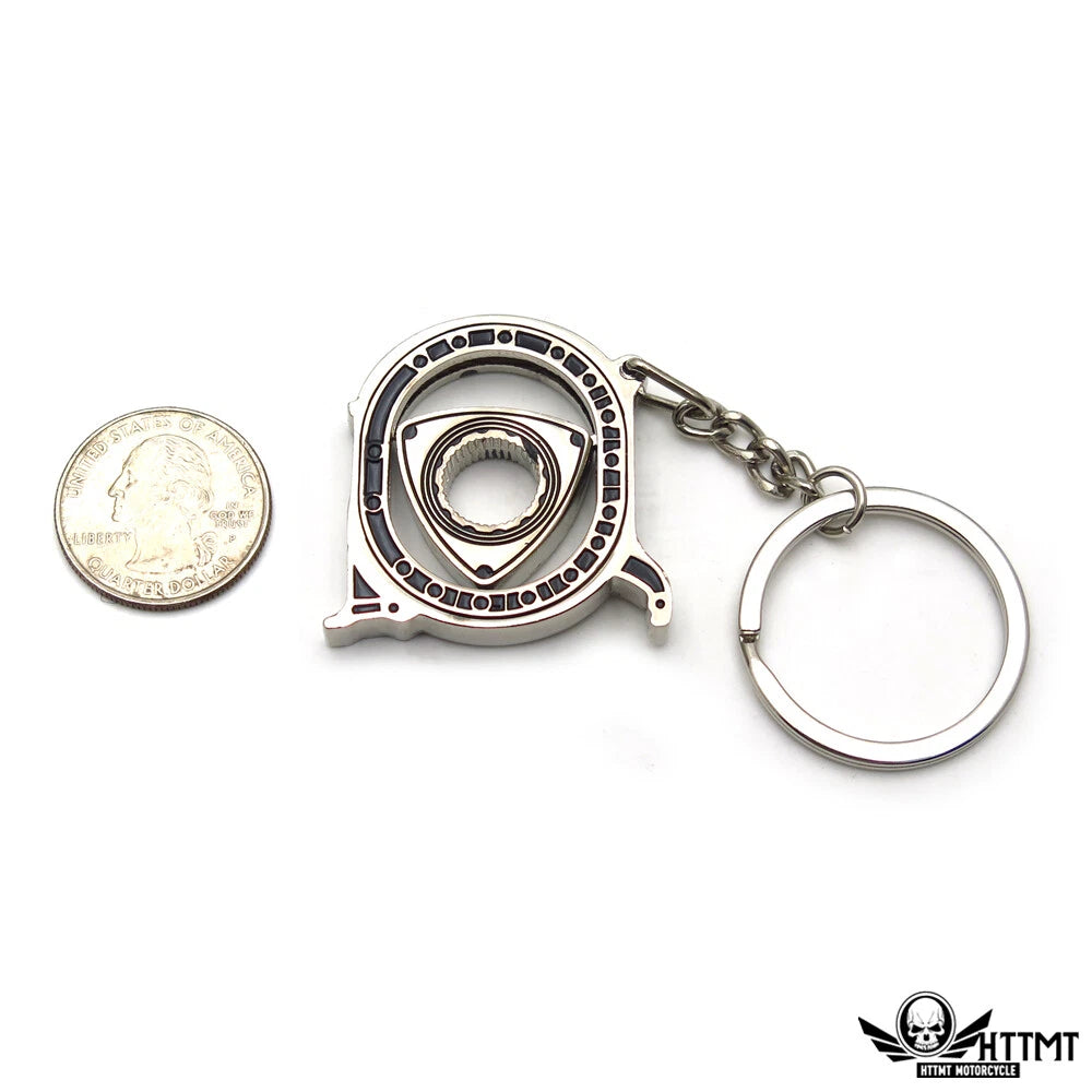 Mazda Rotary Wankel Engine Key Chain Ring Keychain (Motorcycle Bicycle)