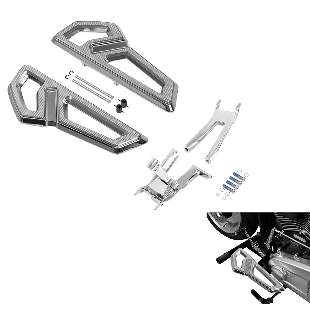 Driver Footboard Floorboard & Bracket for Harley Softail Slim (2018–2023)