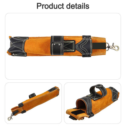 Cowhide Leather Welding Rod Bag for 14 Inch Rods - Reinforced Stitching