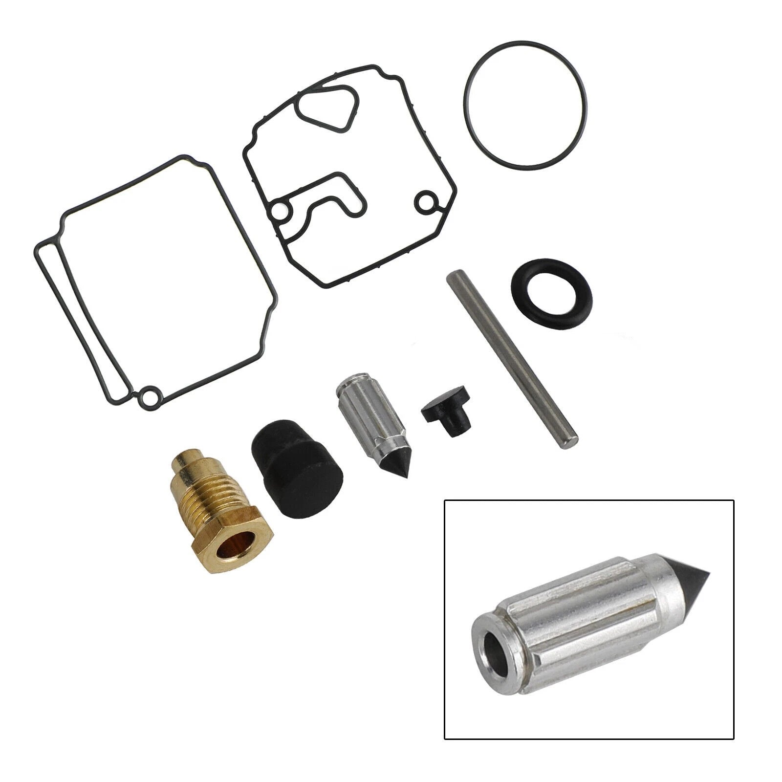 3Pcs Carburetor Repair Kit 6H1-W0093-10-00 for Yamaha 75 80 90 HP (2Str)