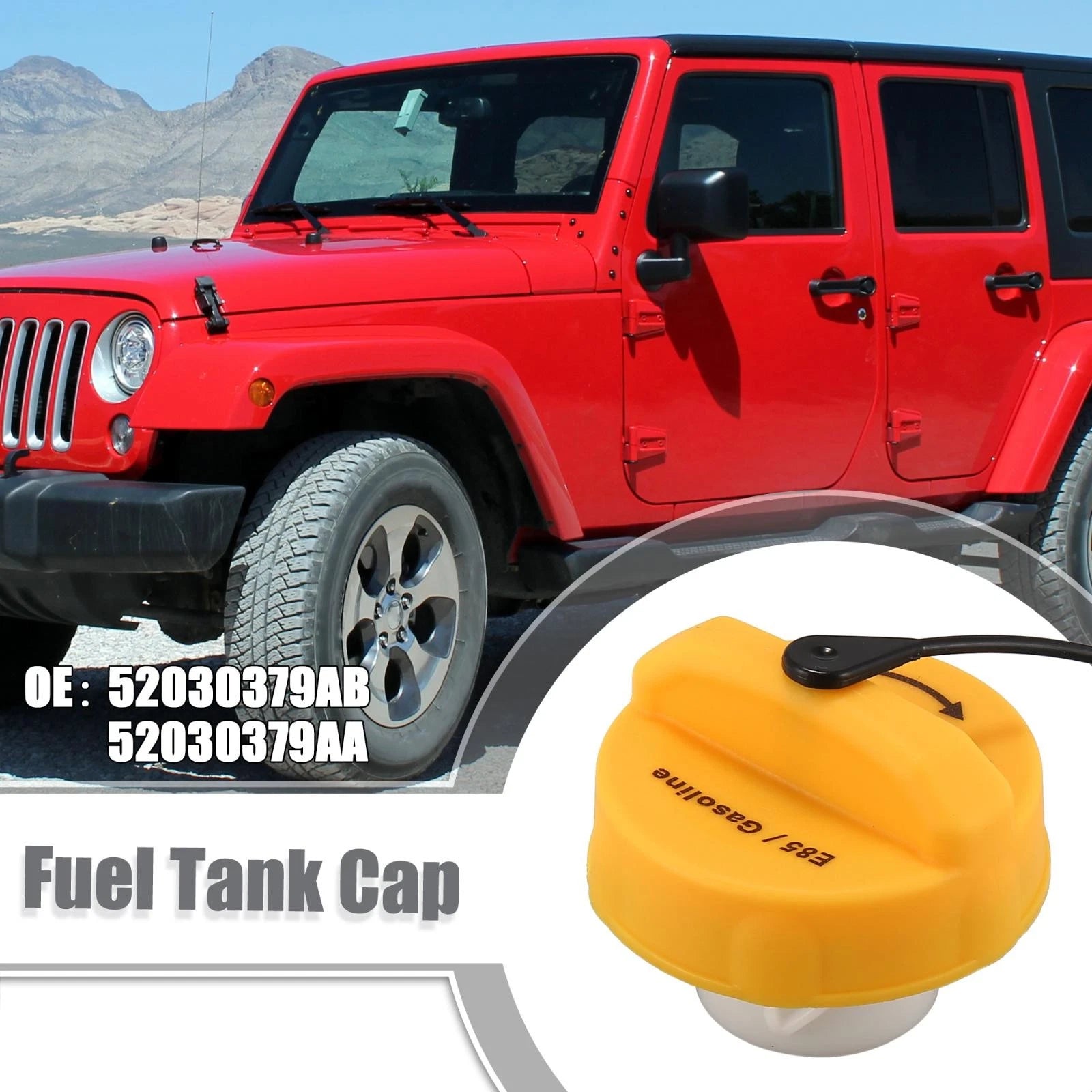 Gas Cap Replacement for Dodge Durango 2011–2013 and Jeep Cherokee 2014–2017