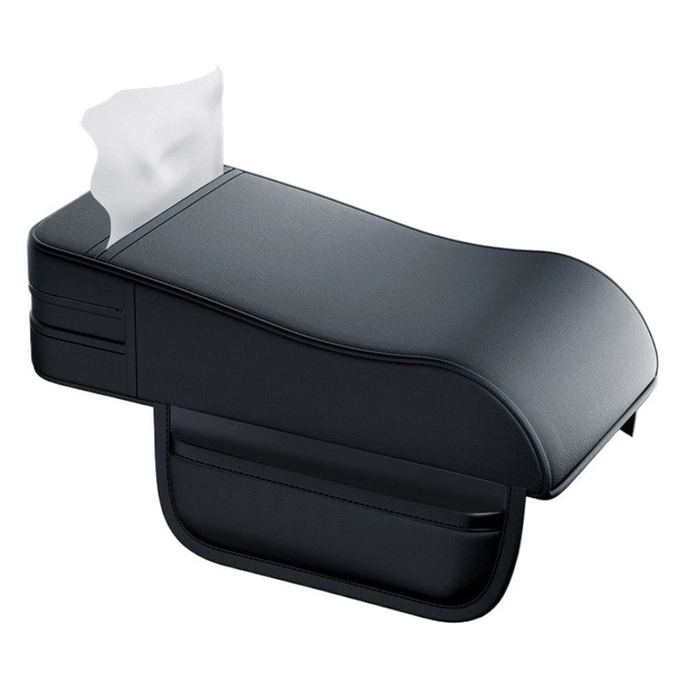 Armrest Box Booster Pad for - Memory Foam Leather
