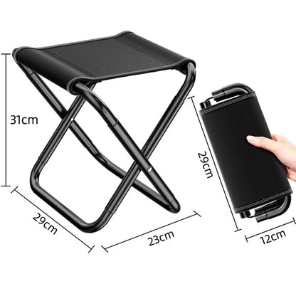 Folding Stool for Camping Travel (28x26x23cm)
