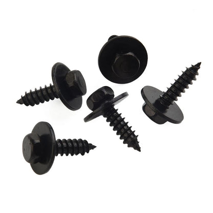 20 Pc Set Hex Washer Head Self-Tapping Screws for Automotive