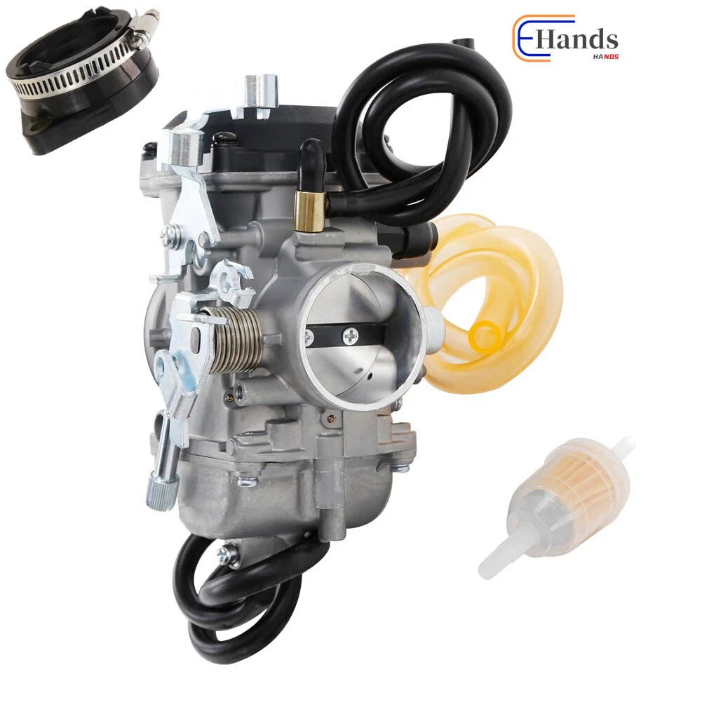 Carburetor & Intake Manifold Boot Set for Kawasaki KLR650 (2008–2018) 15003-0118, 15004-0050