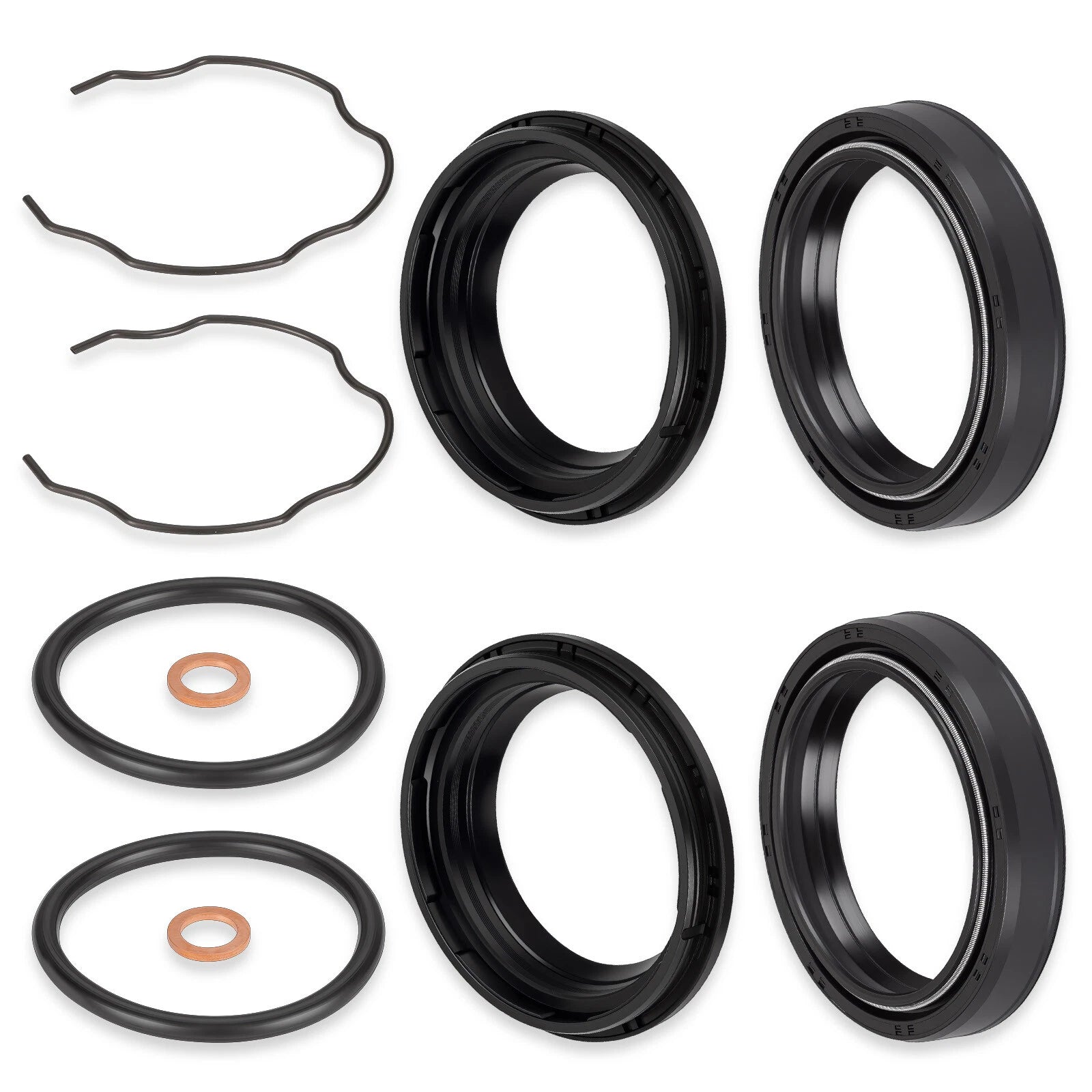 Front Fork Shock Absorber Oil Seal Kit for Suzuki GSX1300R Hayabusa (2008–2024)