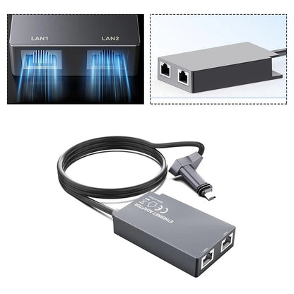Ethernet Adapter for Starlink (Dual RJ45 Connectivity)