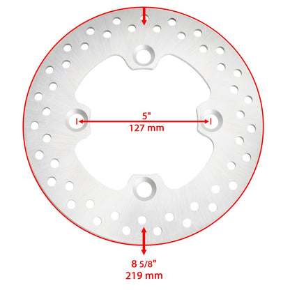 Rear Brake Disc Rotor Wheel Hub Bearing Replacement for Polaris RZR XP 900 (2011–2013)