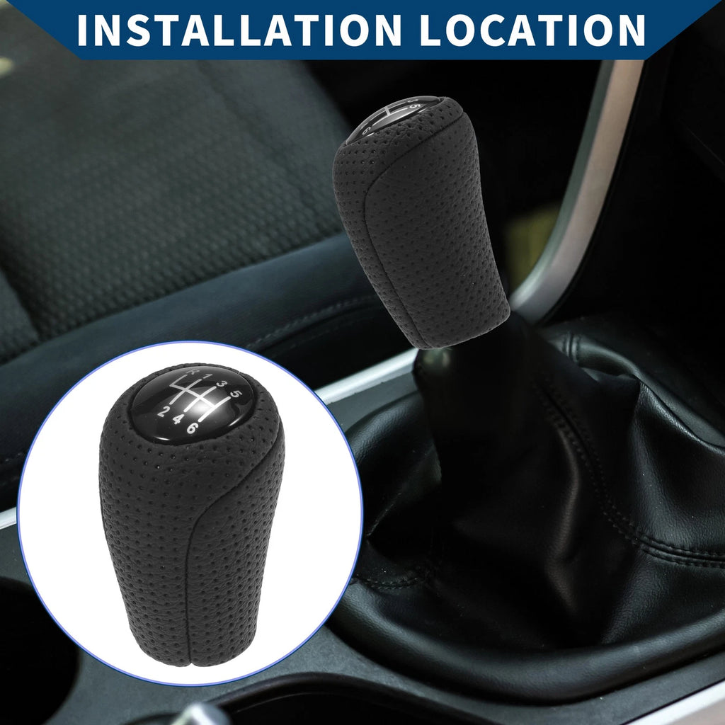 6 Speed Manual Shift Knob Replacement for Mazda 5 (2012–2015) Faux Leather