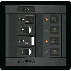 Dual Bilge Pump Control Panel for Blue Sea 1522 (360)