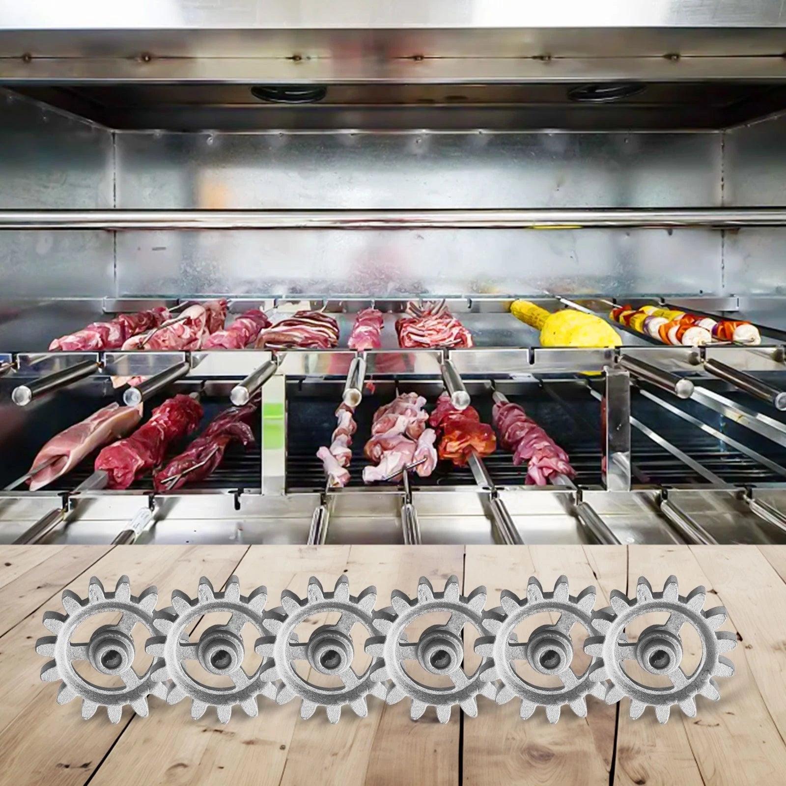 Automatic Rotating Barbecue Tool for Grilling Experts