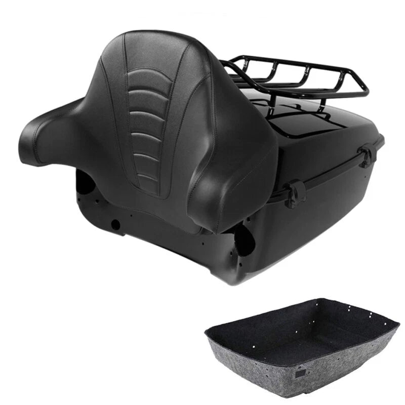 Black King Trunk Pad for Harley Touring Street Glide (2014–2026)