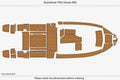 EVA Foam Teak Deck Floor Mat for Quicksilver Pilot House 660