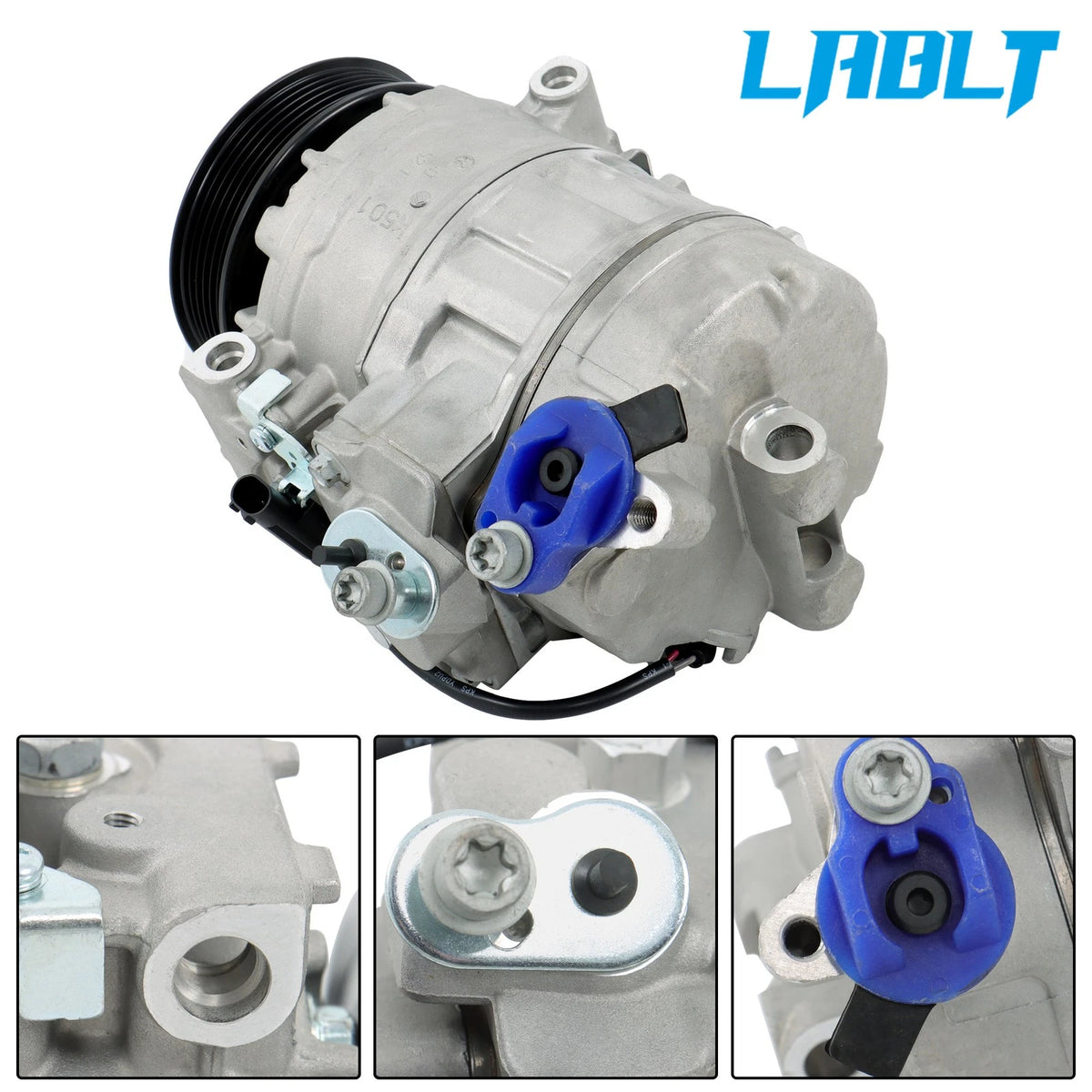 A/C Compressor for BMW 128i 130i 320i 525i L6 3.0L (2006–2013) CO 11049C