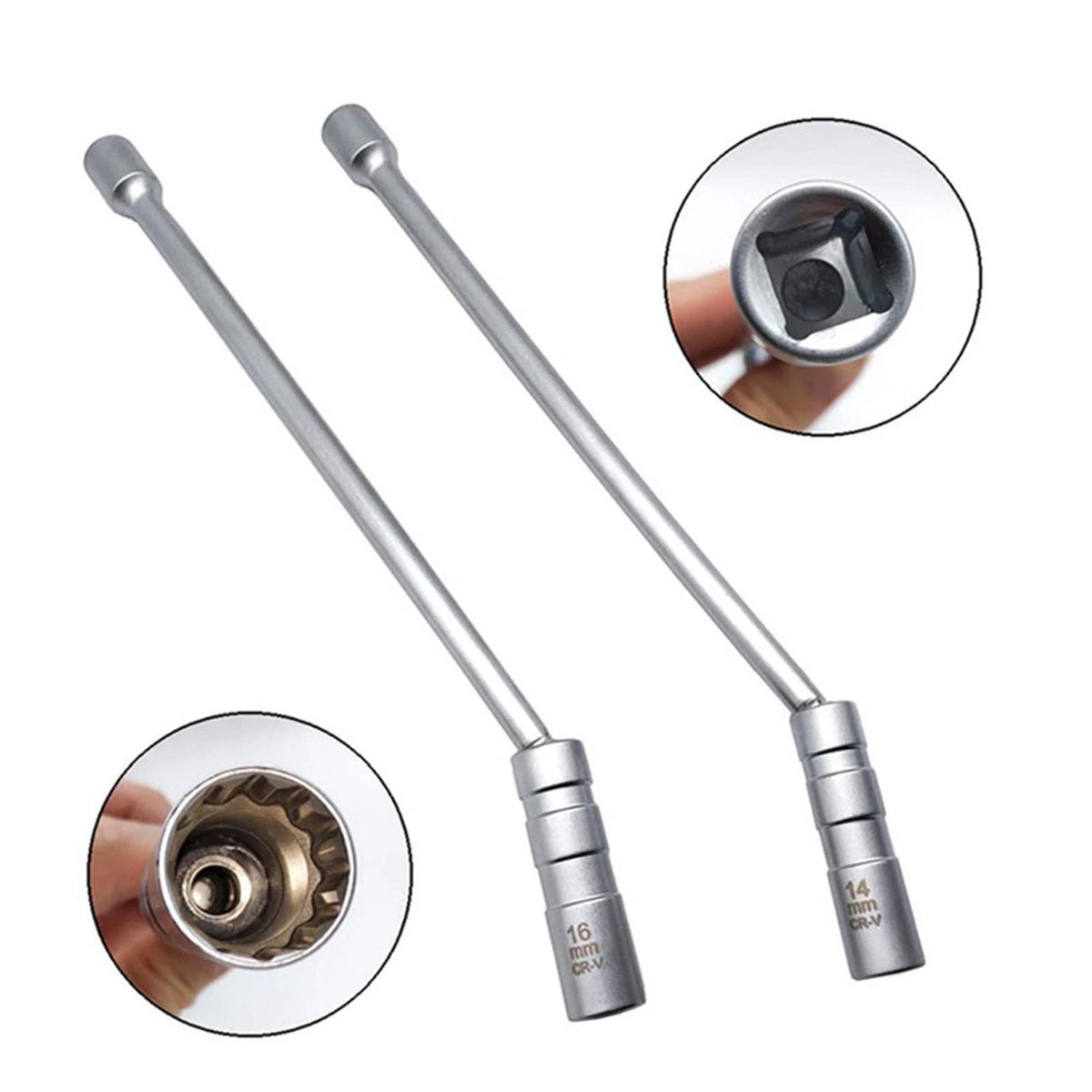Magnetic Thin Wall 3/8'' Drive Spark Plug Socket for (14/16mm)