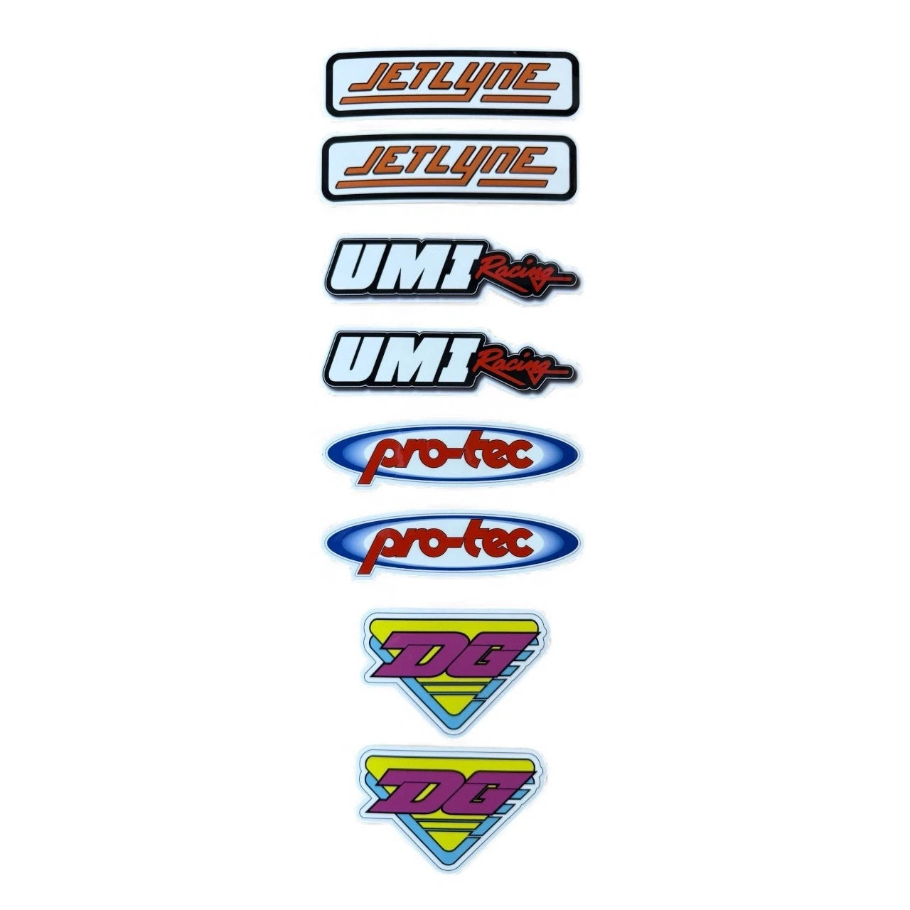 2X Vintage Logo Sticker Kit for Kawasaki Jet Ski 440 550SX JS 650 (1978–1999)