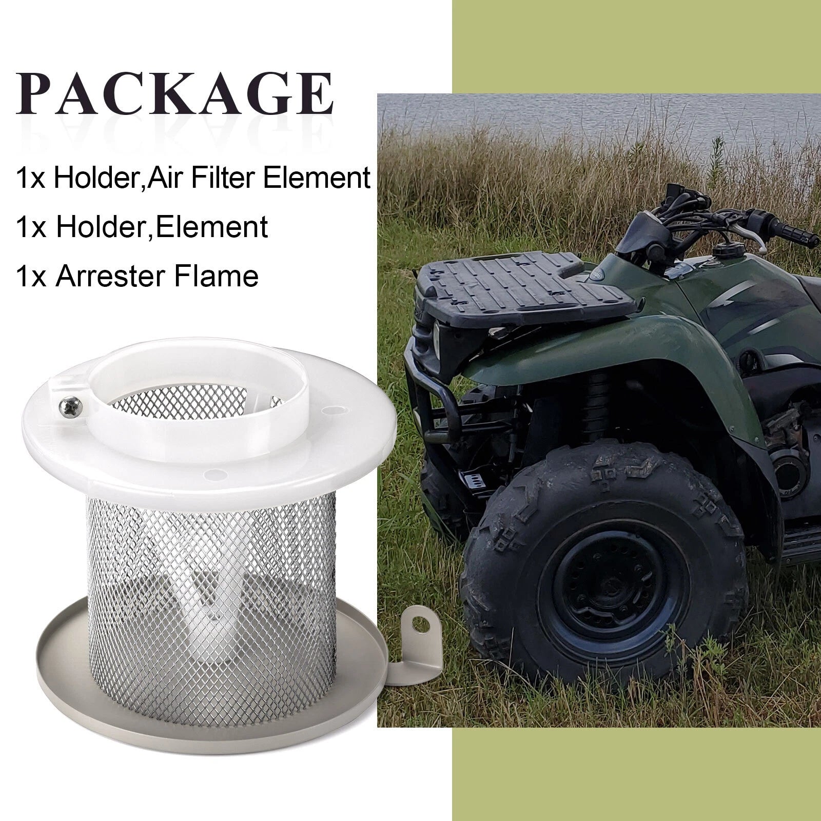 Air Filter Guide Kit for Kawasaki Prairie 300 400 (1997–2002) KVF300 KVF400