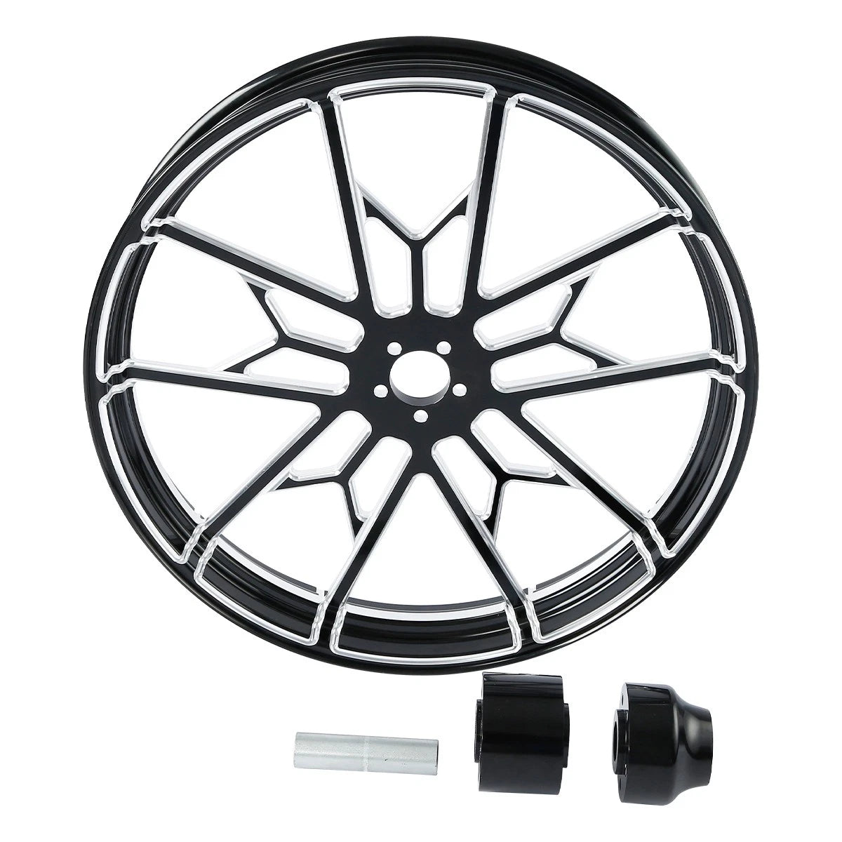 23" Front Wheel Rim Single Disc Hub for Harley Street Road Glide (1997–2021)