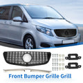 Front Upper Bumper Grille Grill Replacement for Mercedes-Benz Vito (W447) (2014–2023)