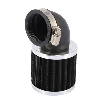 45mm Inlet 90 Degree Bend Clamp-on Air Intake Filter for Universal Motorcycles