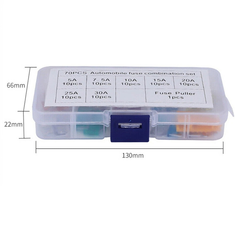 70-Piece Fuse Assortment for Various Applications