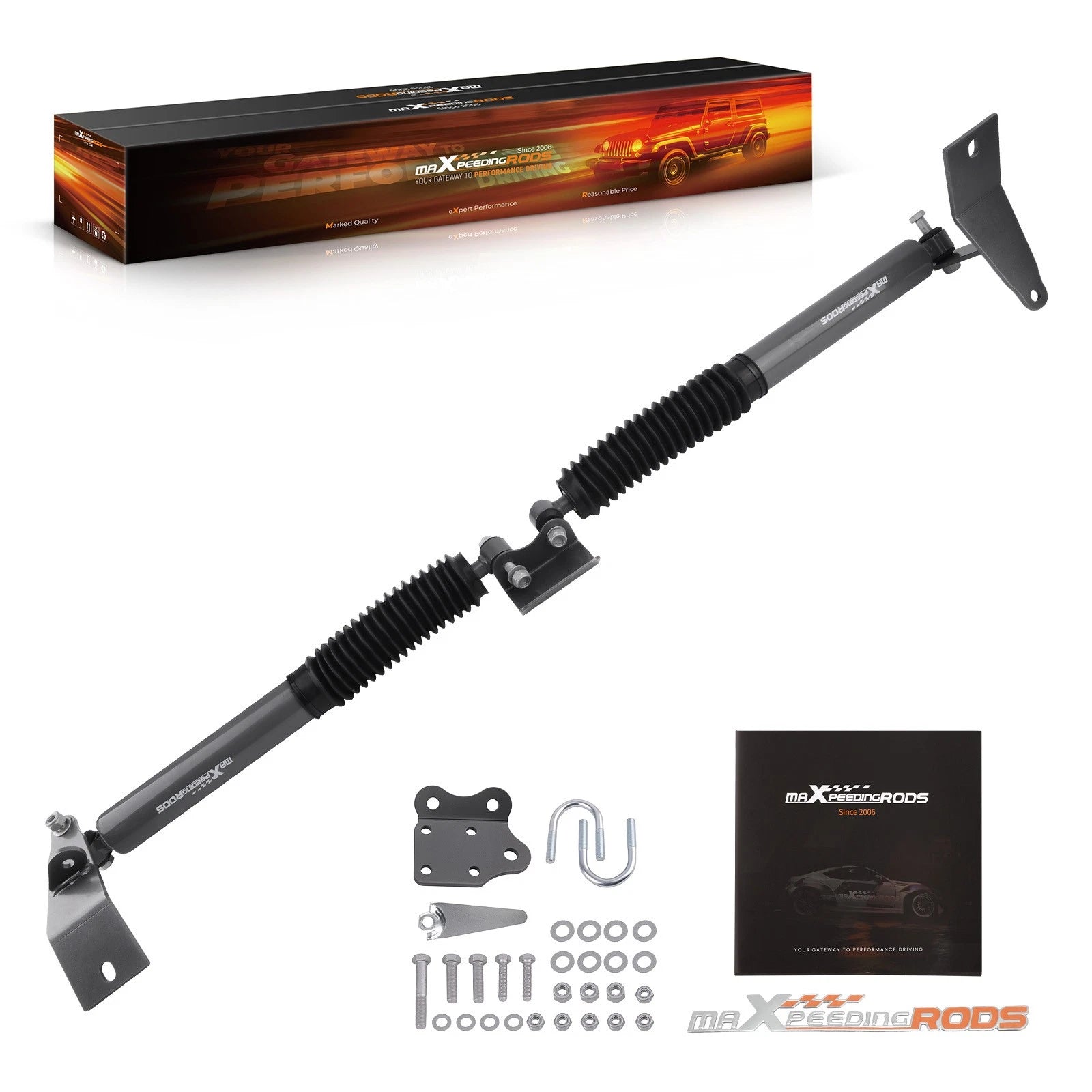 Dual Steering Stabilizer for Dodge Ram 2500 4WD (2003–2013)