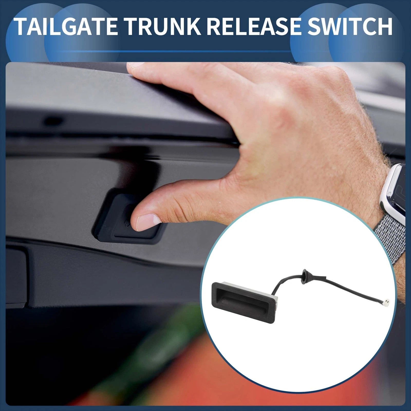Tailgate Trunk Release Switch for Ford Focus II, C-MAX (No. 3M5119B514A)
