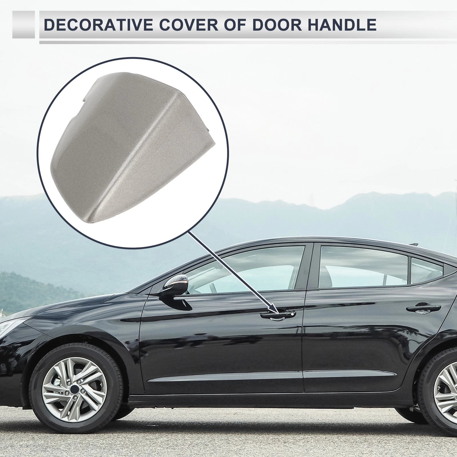 Front Left Door Handle Lock Cylinder Cover for Volkswagen Sagitta (2020–2024)