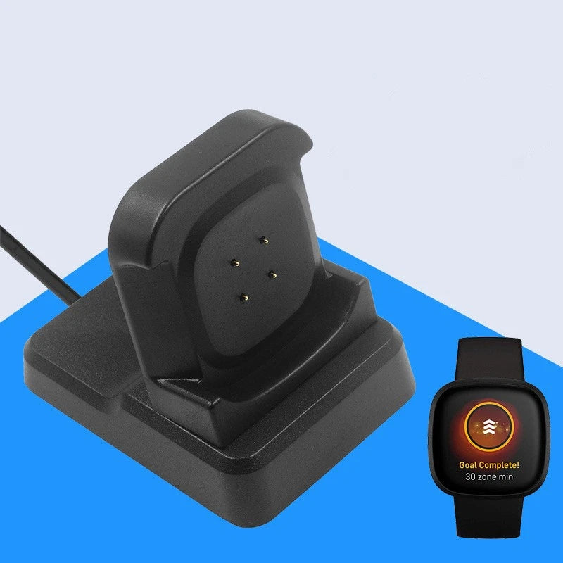 USB Charger Dock Cradle for Fitbit Versa 3/Sense (2020–2021)