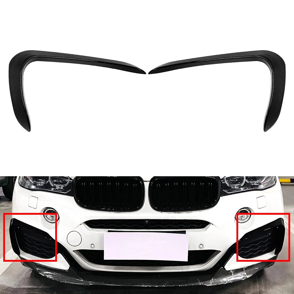 Front Bumper Side Spoiler for BMW X6 F16 M Sport (2015–2019)