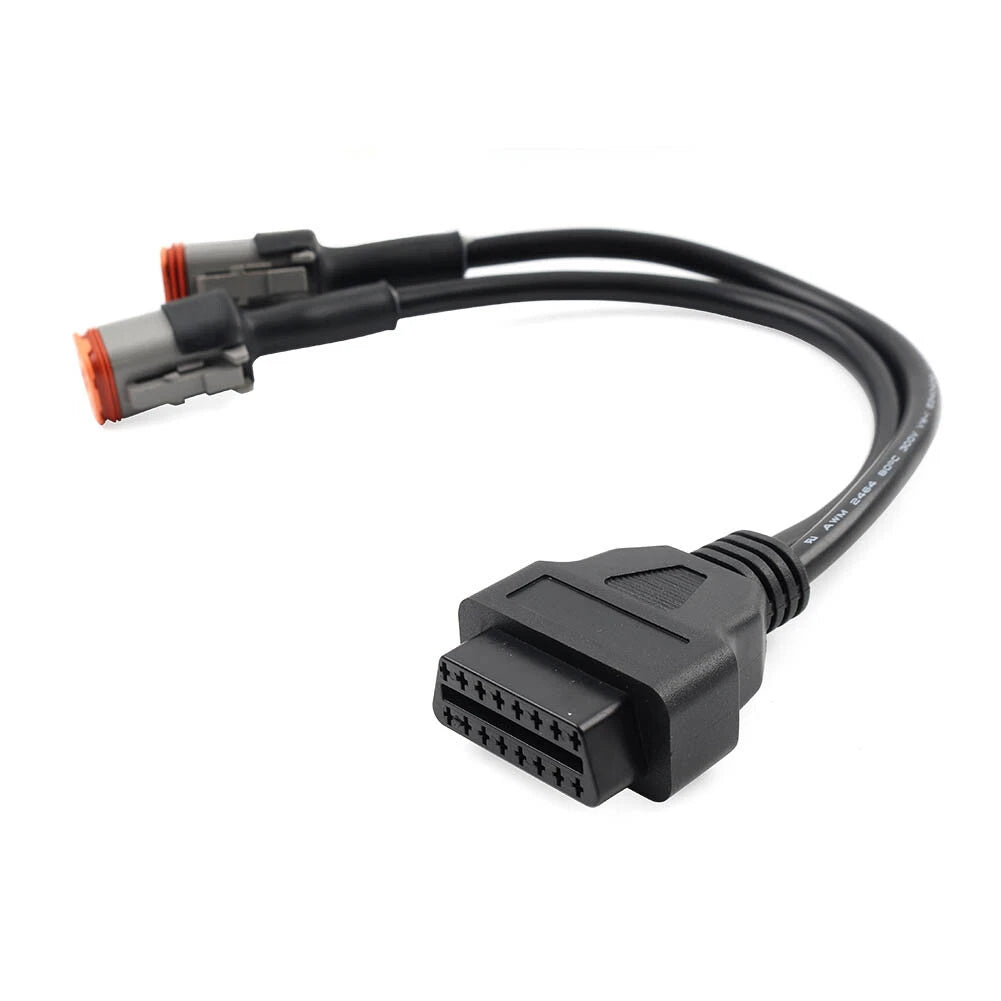 2X 6 Pin 4 Pin to OBD2 Adapter Cable for Harley (Diagnostic Scanner)