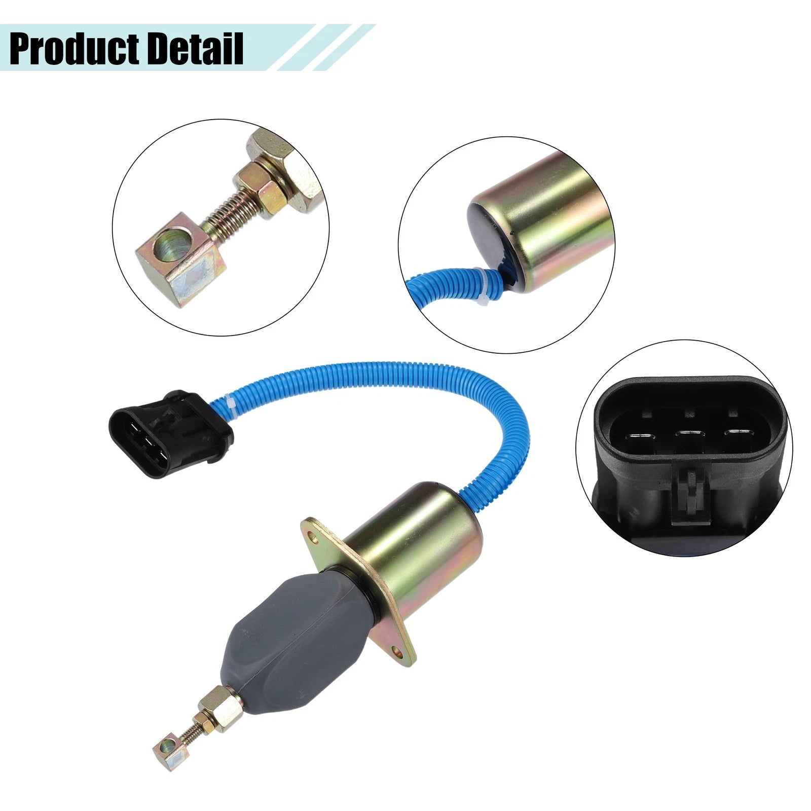 Fuel Shut Off Solenoid Valve Replacement for Dodge Ram 2500 5.9L (1994–1998)