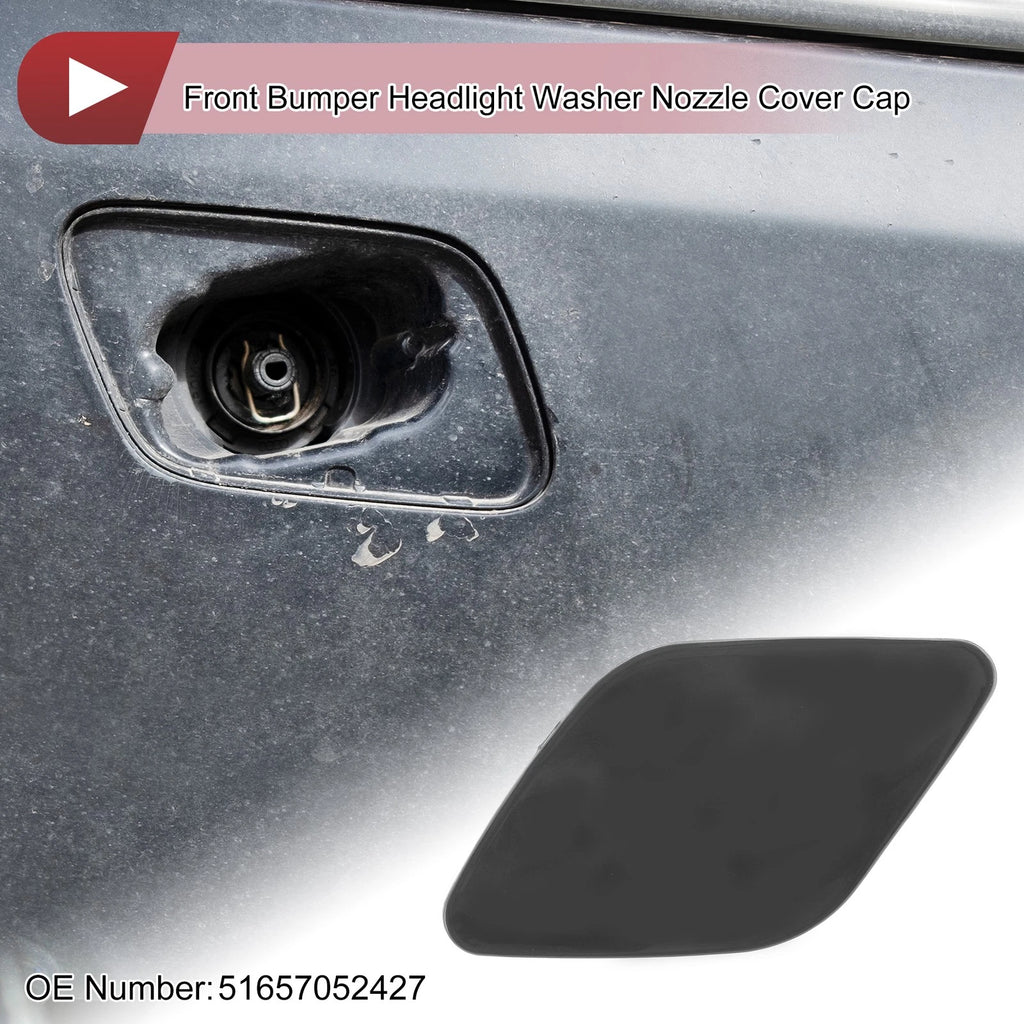 Front Left Bumper Trim Nozzle Cover Replacement for BMW X6 (2008–2014)