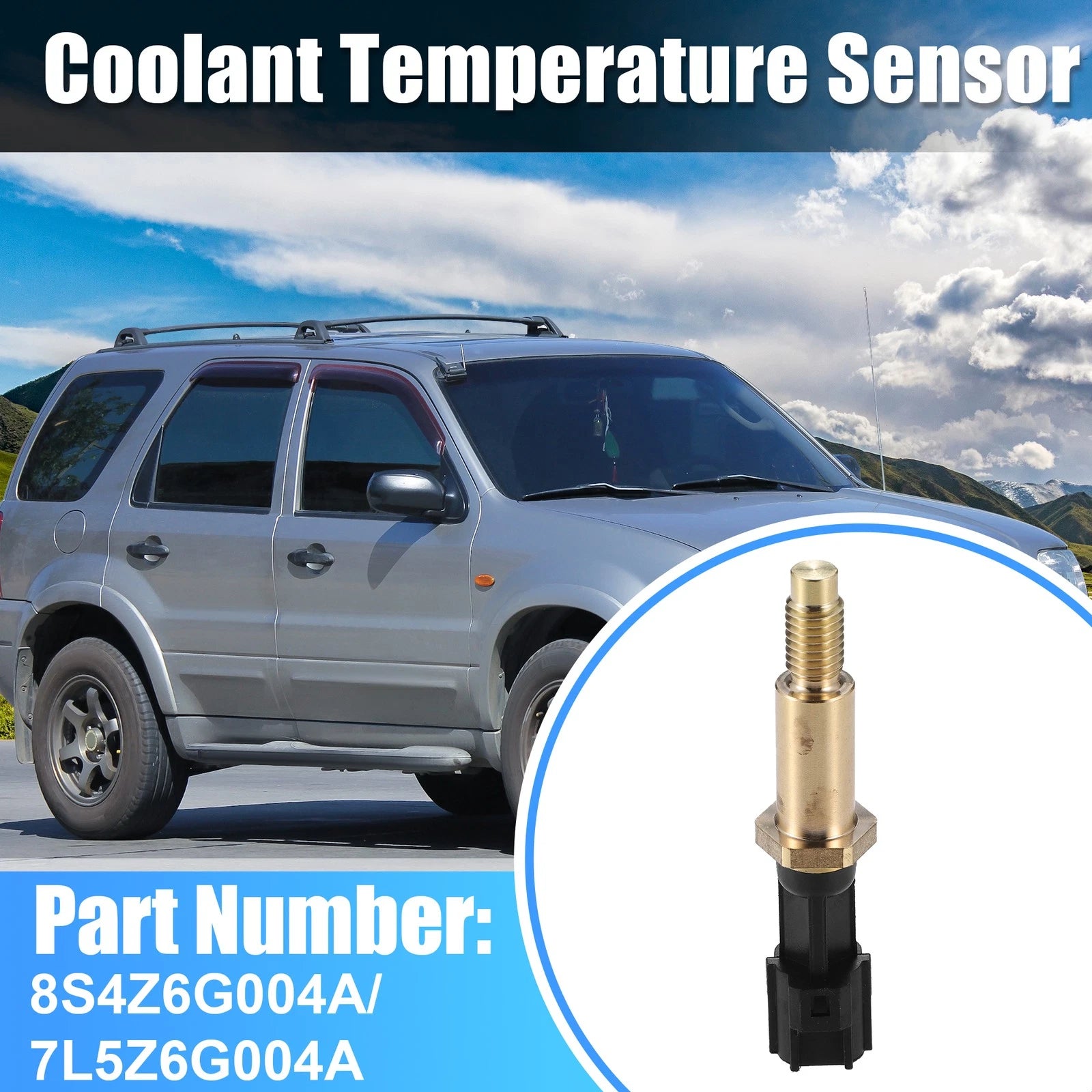 Engine Coolant Temperature Sensor Replacement for Ford Focus C-Max Hybrid (2013–2018)