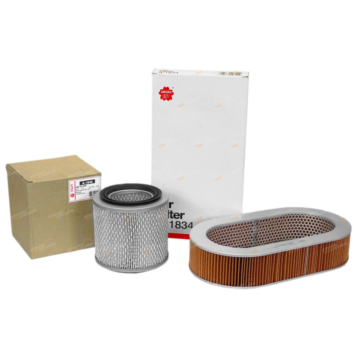 Sakura Air Filter Pack for Nissan Patrol GQ (1988–1999) TD42 4.2L