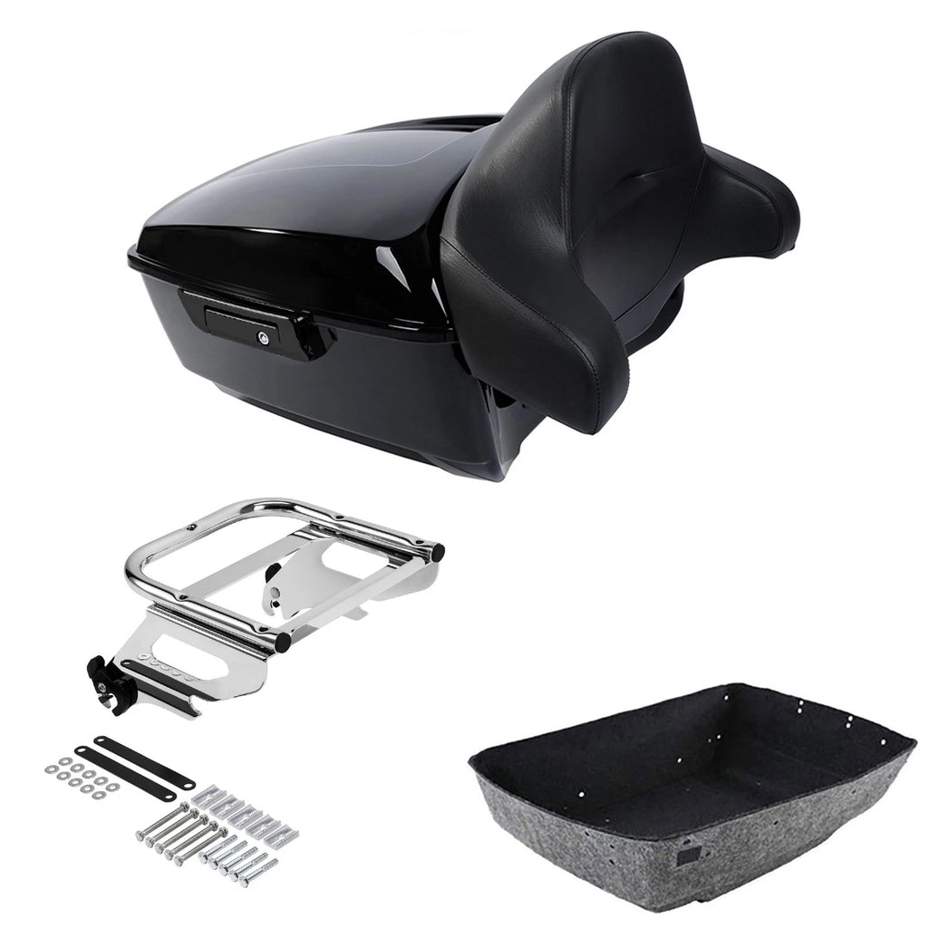 Trunk Backrest Solo Mount Rack for Harley Touring Electra Glide (1997–2008)